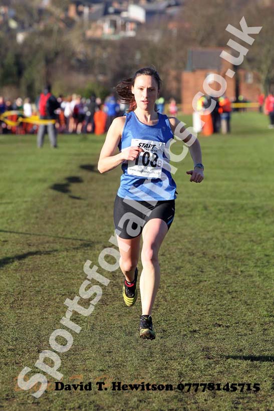 108B Womens race, Durham Cathedral Cross Country Relays.